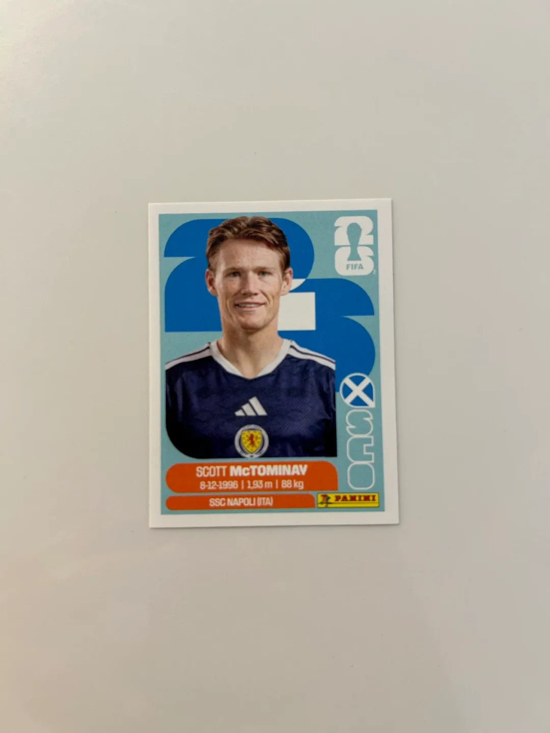Panini FIFA World Cup 2026 Scott McTominay Sticker
