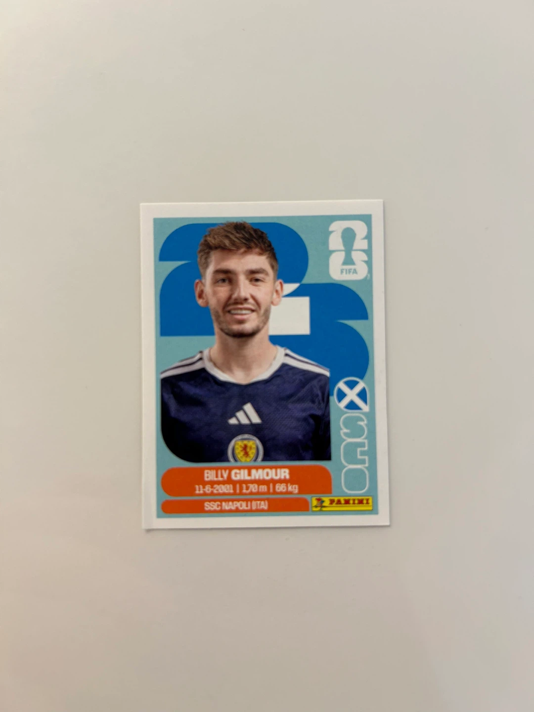 Panini FIFA World Cup 2026 Billy Gilmour Sticker SCO 12