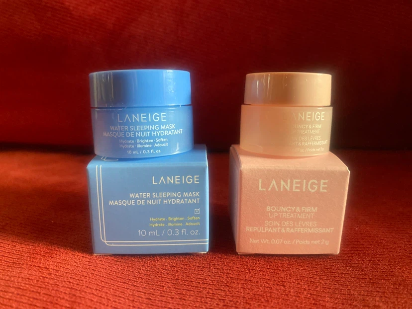 Laneige Water Sleeping Mask and Lip Treatment mini