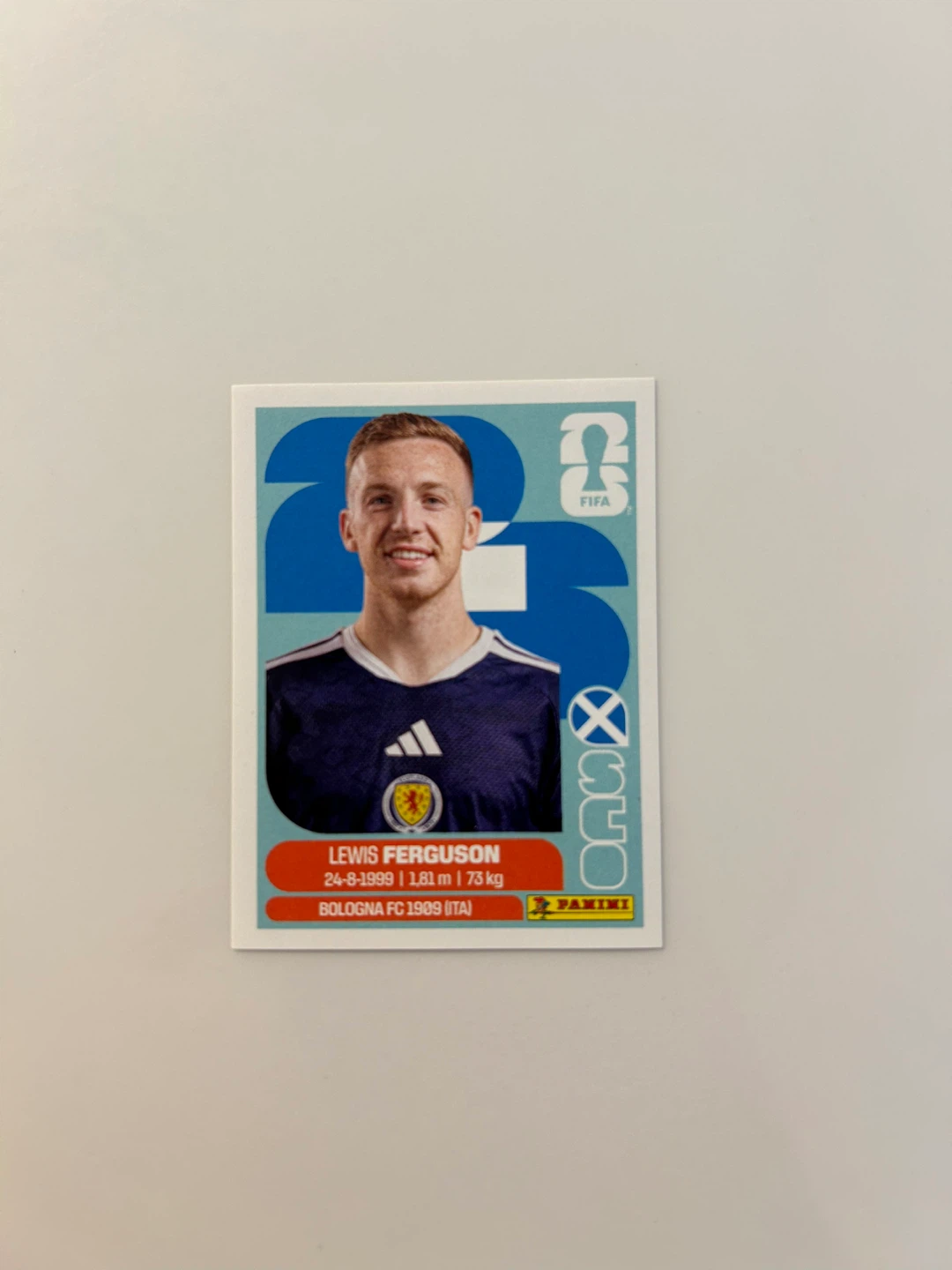 Panini FIFA World Cup 2026 Lewis Ferguson Sticker