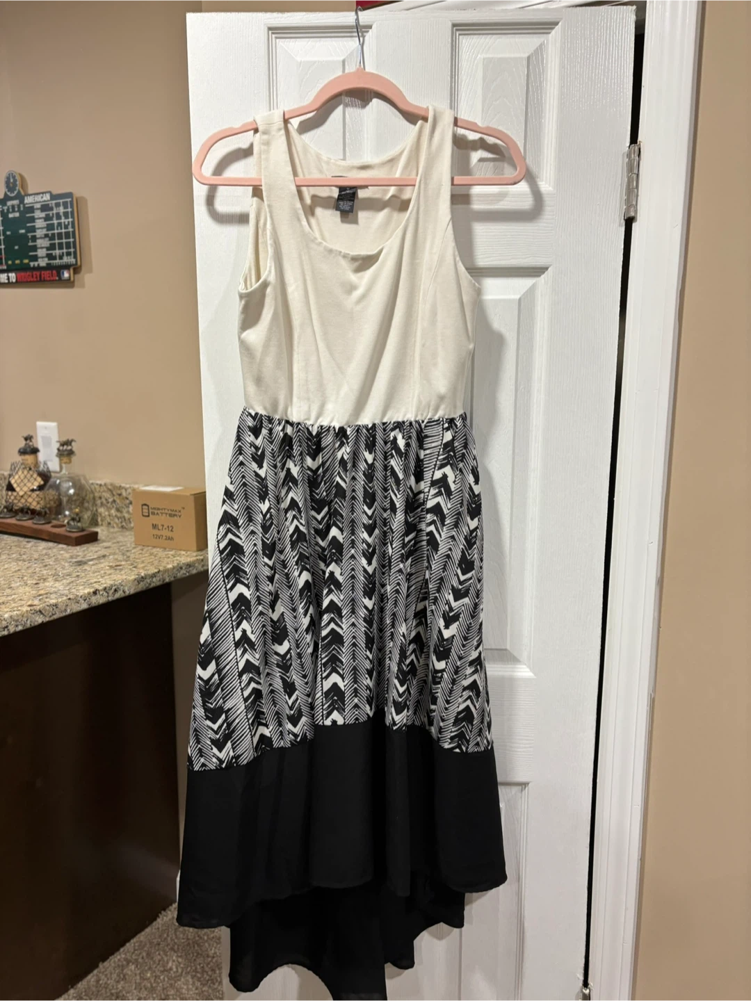 Chelsea & Theodore Sleeveless High Low Dress