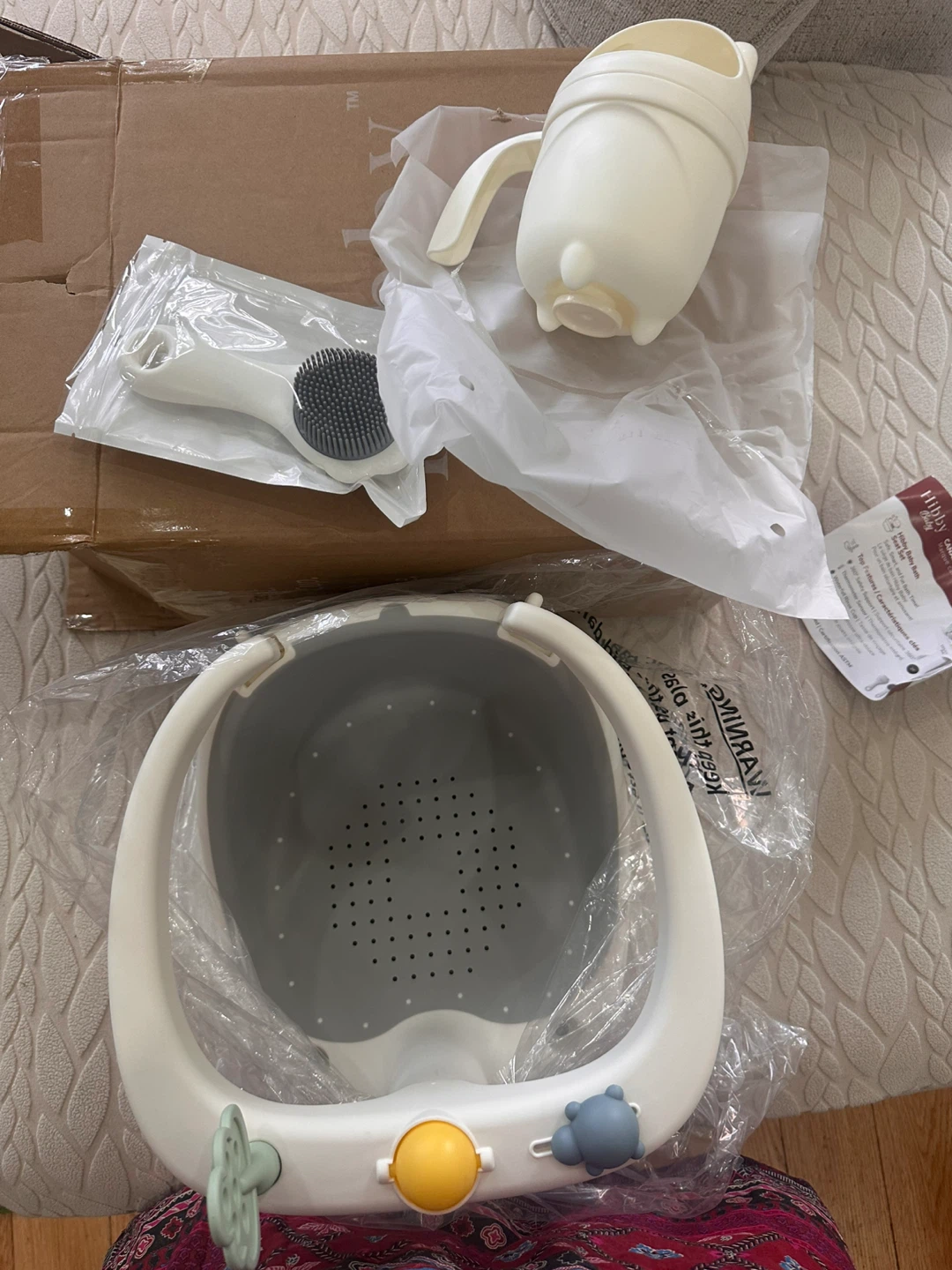 Hibby Baby Bath Seat and Accessories - photo 2