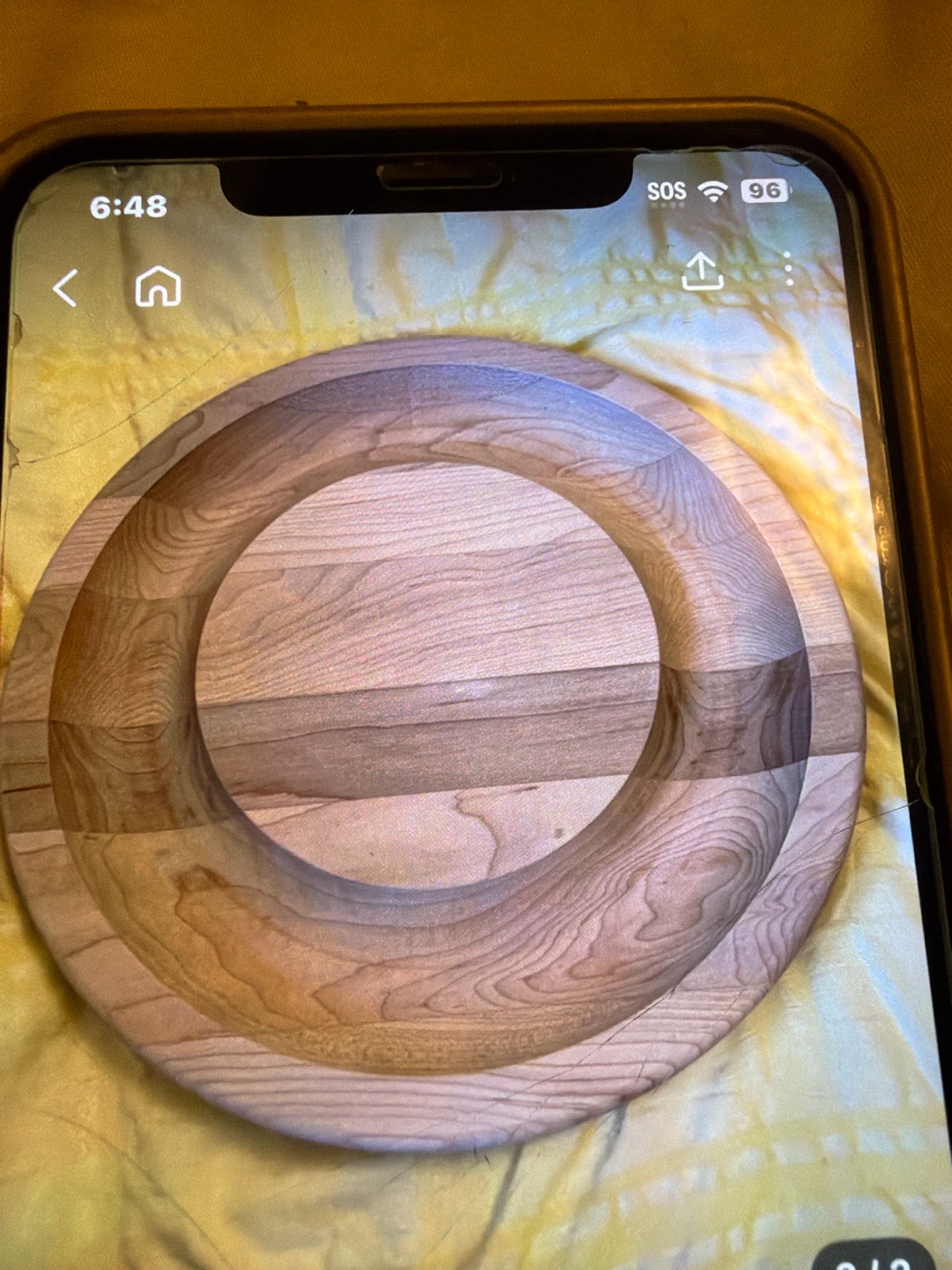 Wood For Chef Round Wooden Serving Board - photo 2
