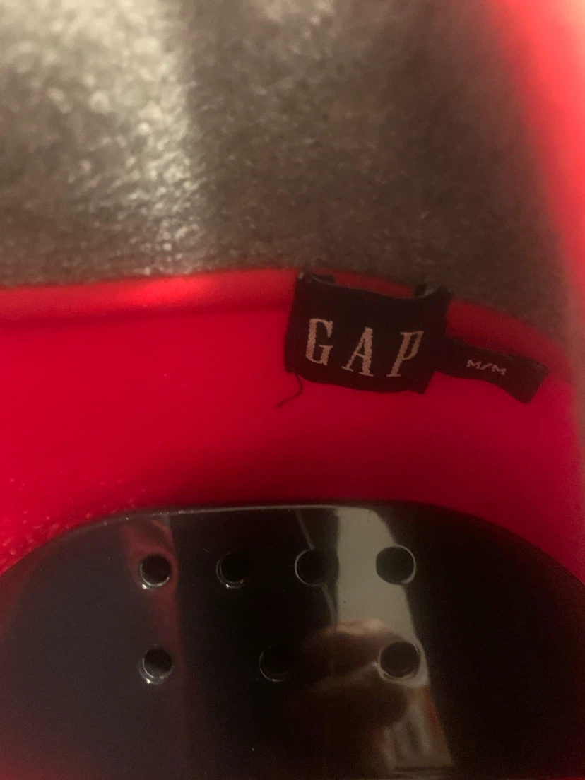 GAP Red Fleece Vest and North Face