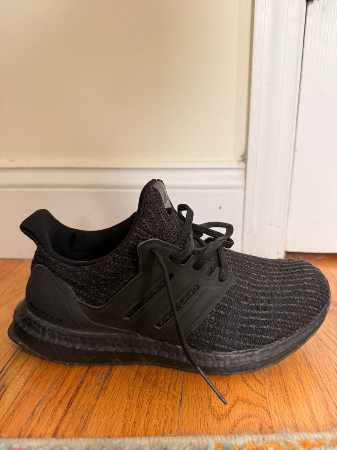 Adidas Ultraboost 4.0 Black Sneakers Size 7