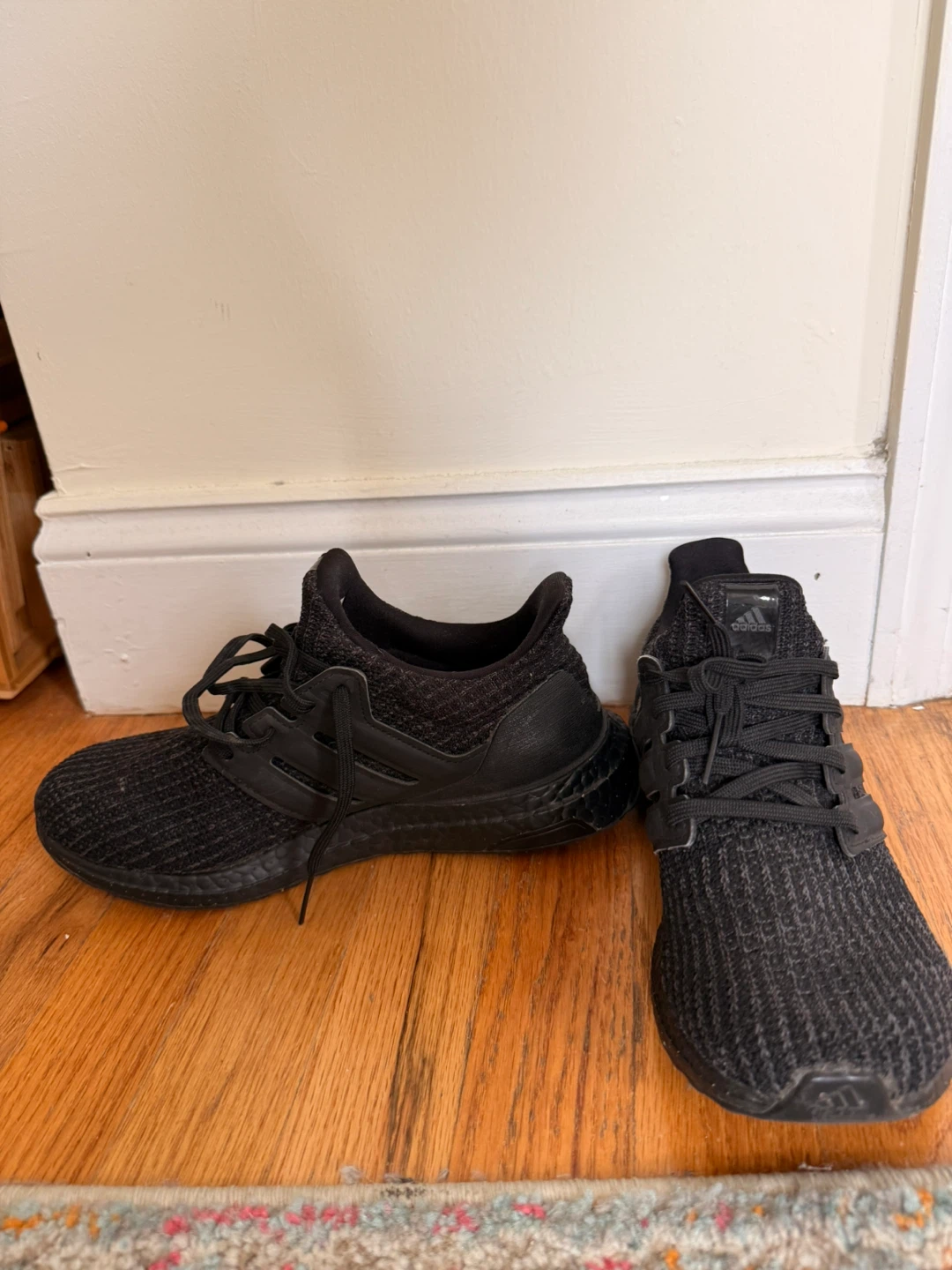 Adidas Ultraboost 4.0 Black Sneakers Size 7 - photo 2
