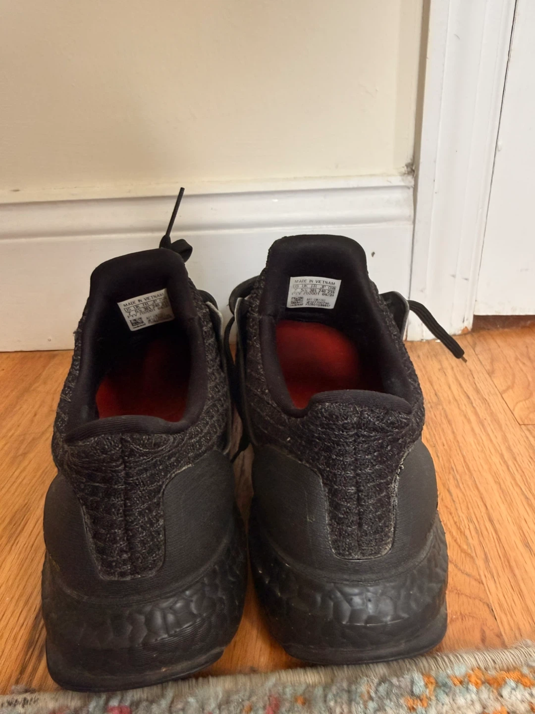 Adidas Ultraboost 4.0 Black Sneakers Size 7 - photo 5