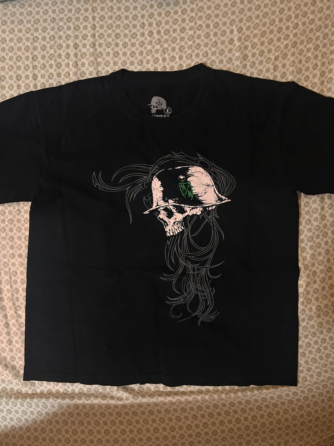 Y2K Metal Mulisha Graphic T-Shirt Black Large