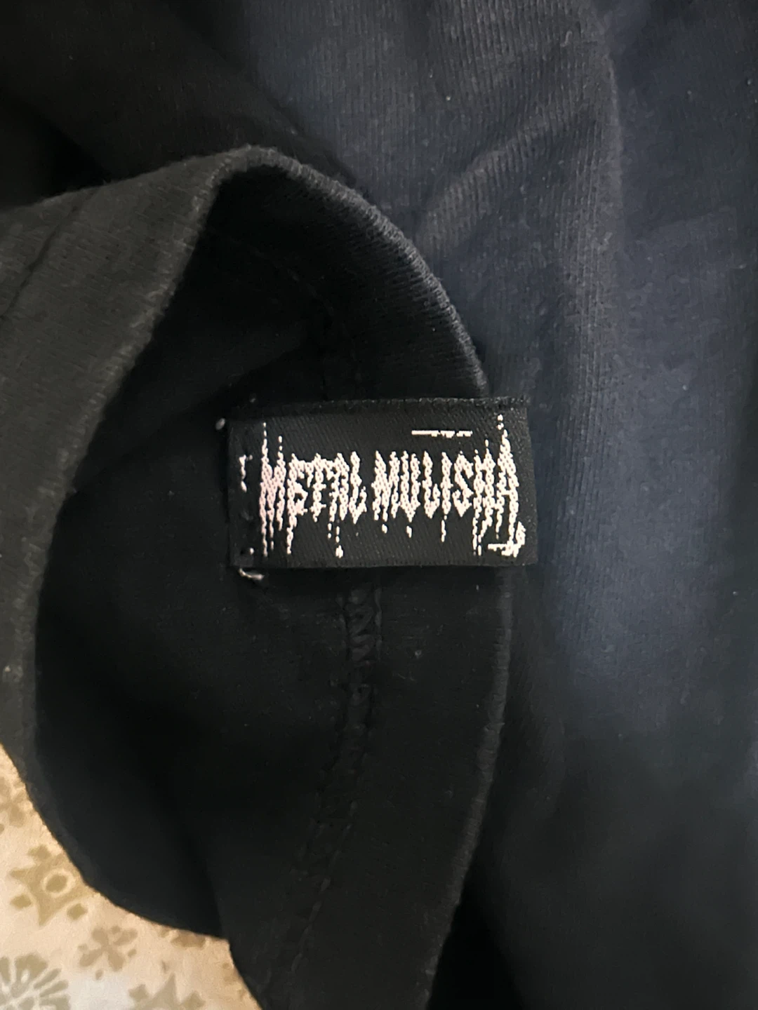 Y2K Metal Mulisha Graphic T-Shirt Black Large - photo 5