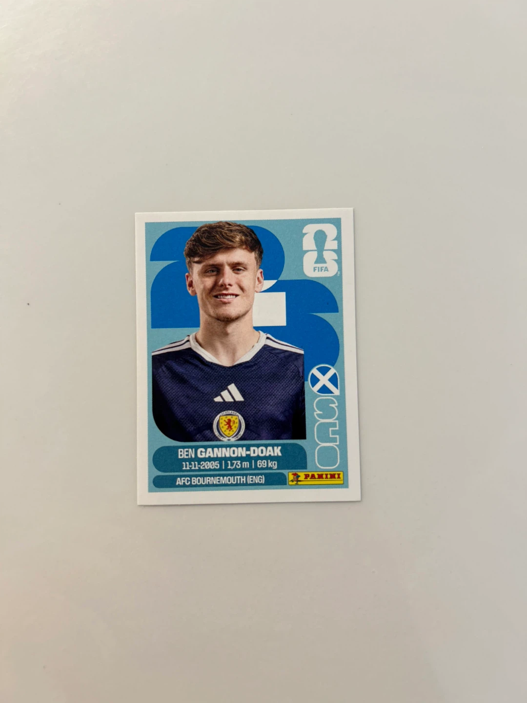 Panini Ben Doak FIFA World Cup 2026 Trading Card