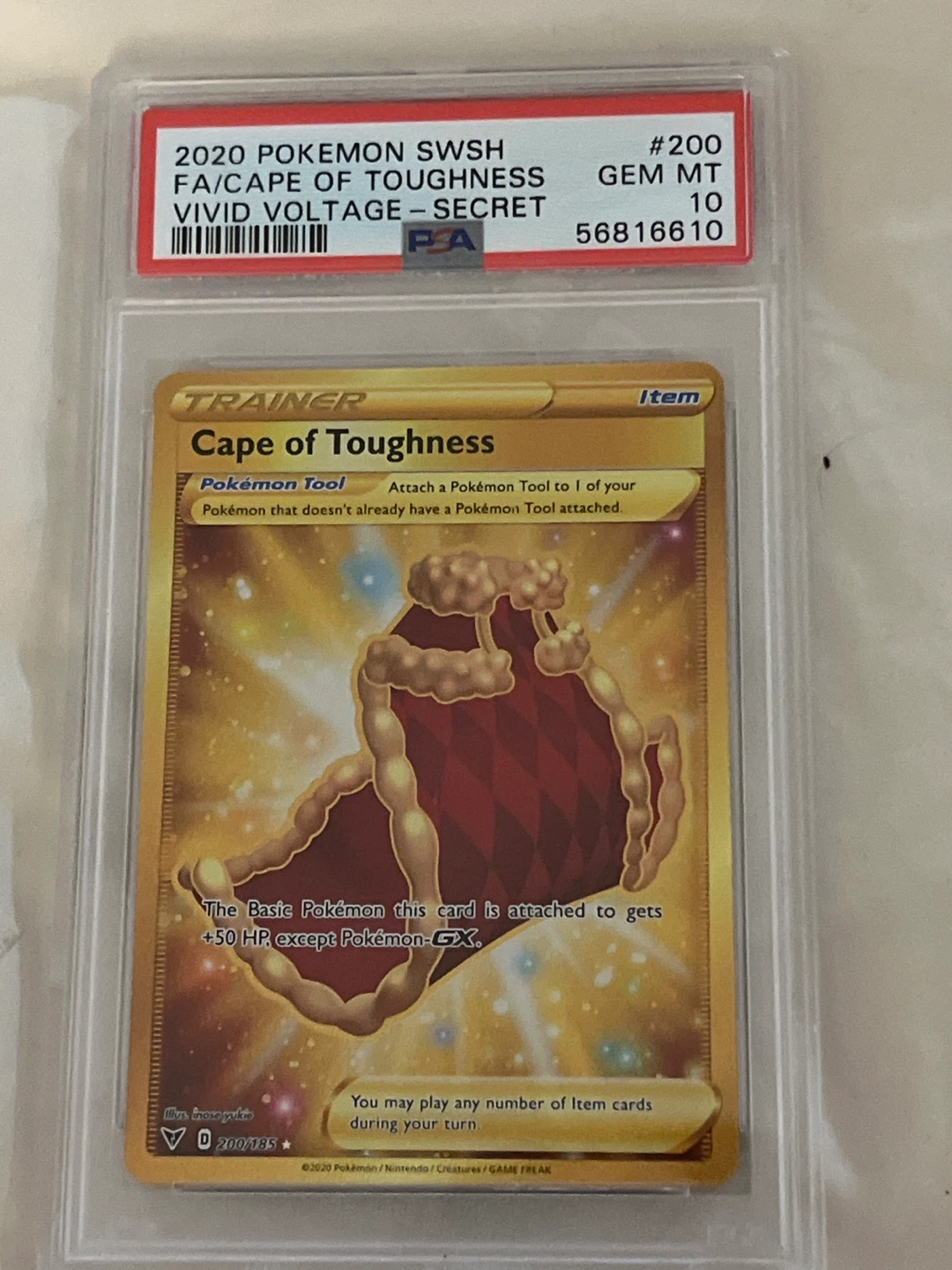 2020 Pokemon Cape of Toughness PSA 10 - photo 3