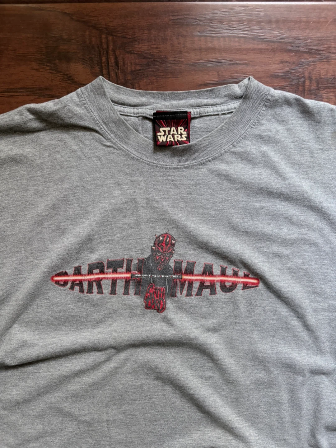Vintage Star Wars Darth Maul tee L 1999 episode 1