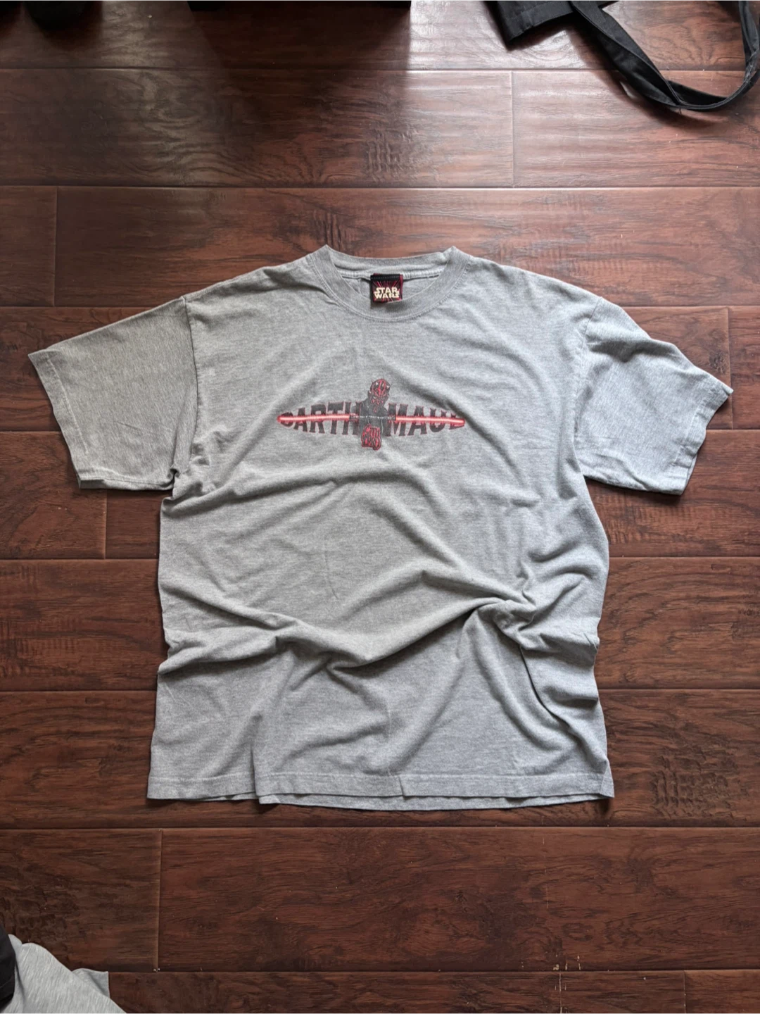 Vintage Star Wars Darth Maul tee L 1999 episode 1 - photo 2