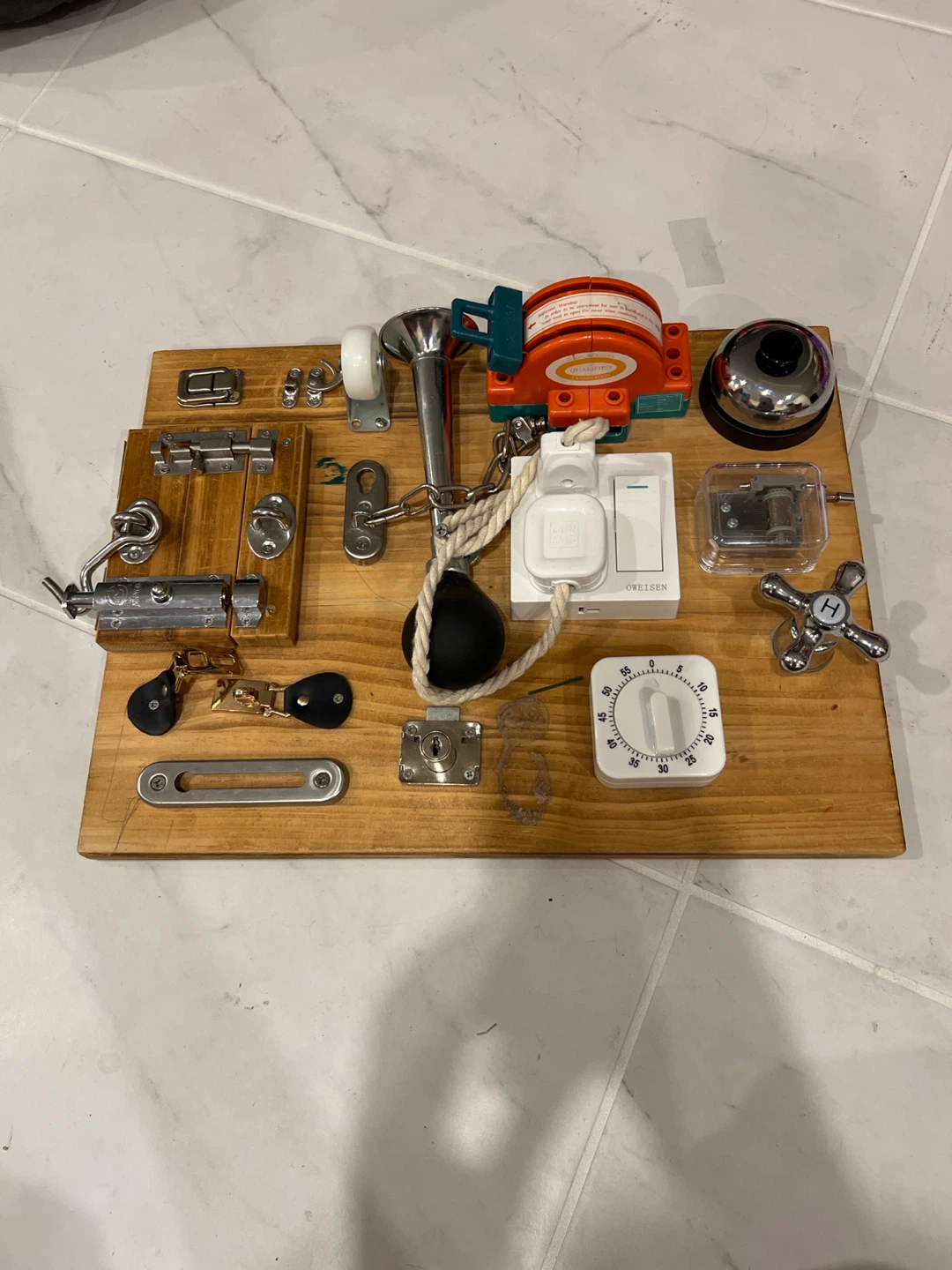 Toddler Busy Board Sensory Activity Toy