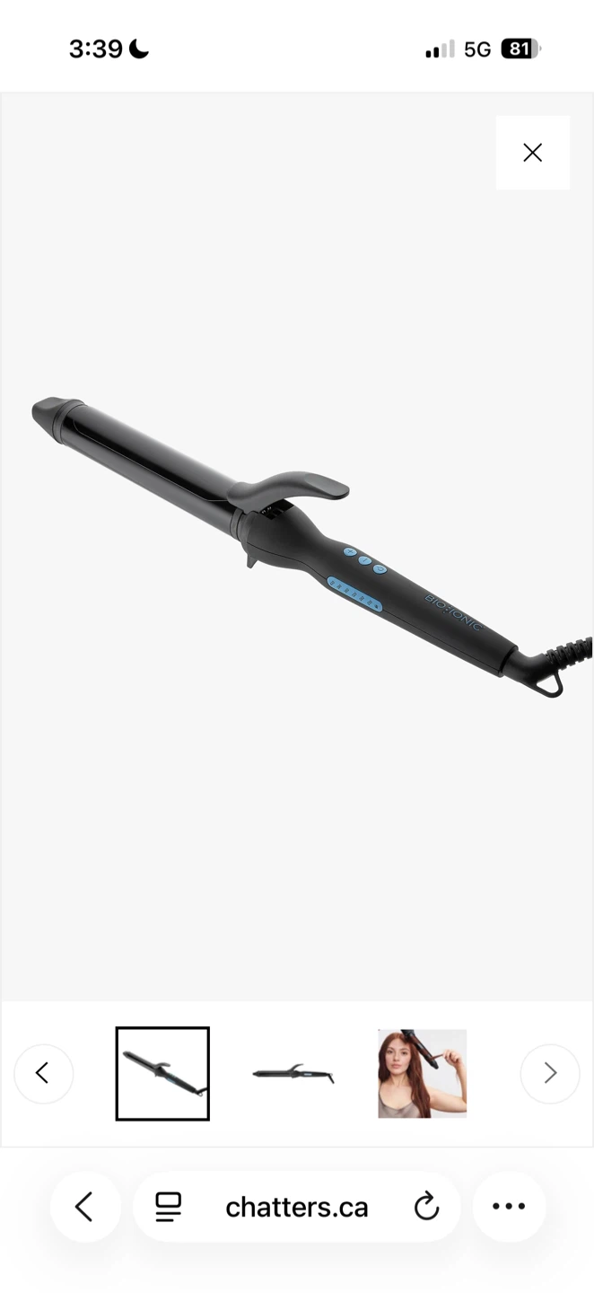 Bio Ionic Long Barrel Curling Iron 1.25 inch - photo 3