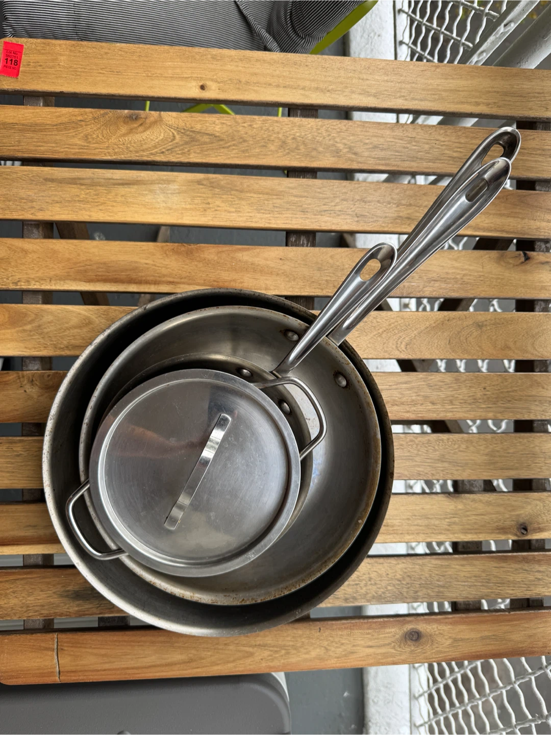 All-Clad Stainless Steel Frying Pans