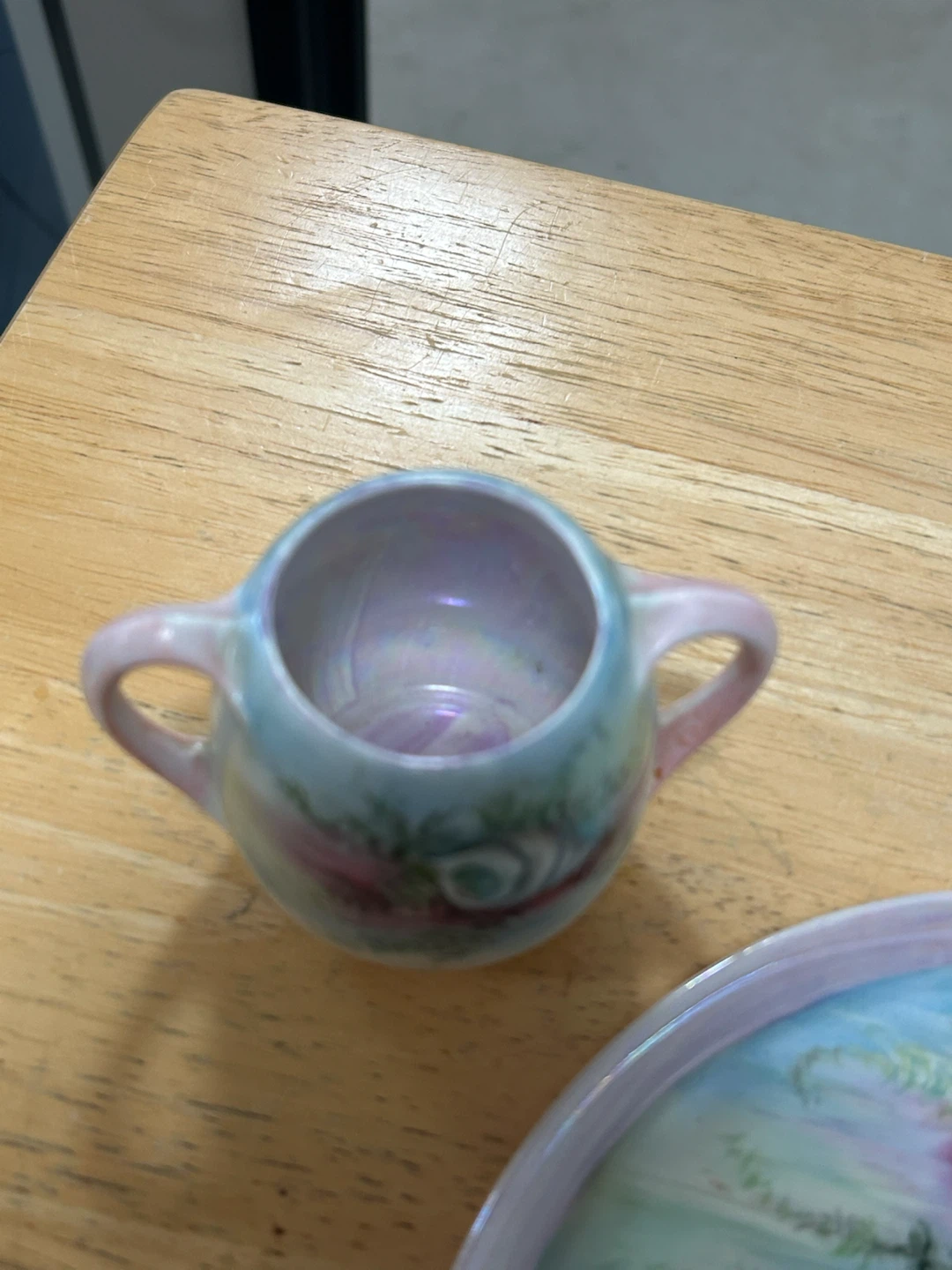Vintage Porcelain Seashell Teapot Set - photo 5