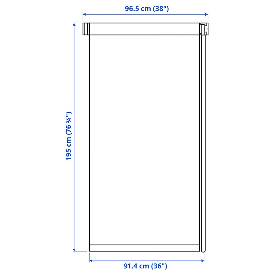 2 IKEA FRIDANS Blackout roller blind, white - photo 2