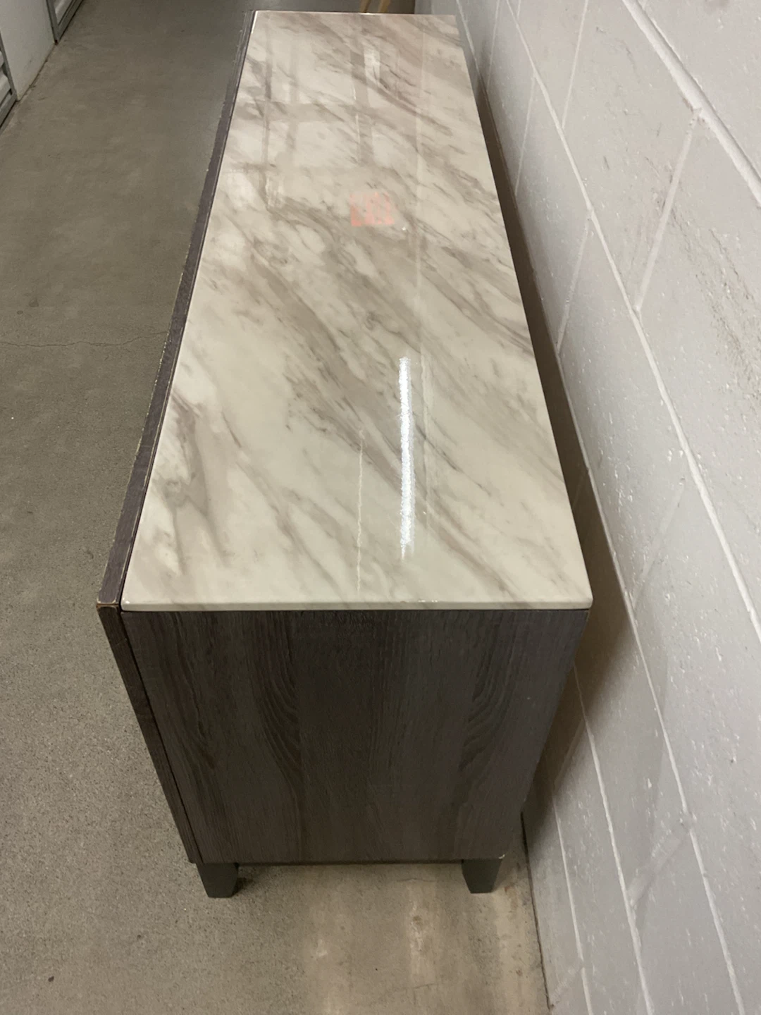 Six-Drawer Dresser with Faux Marble Top - photo 5