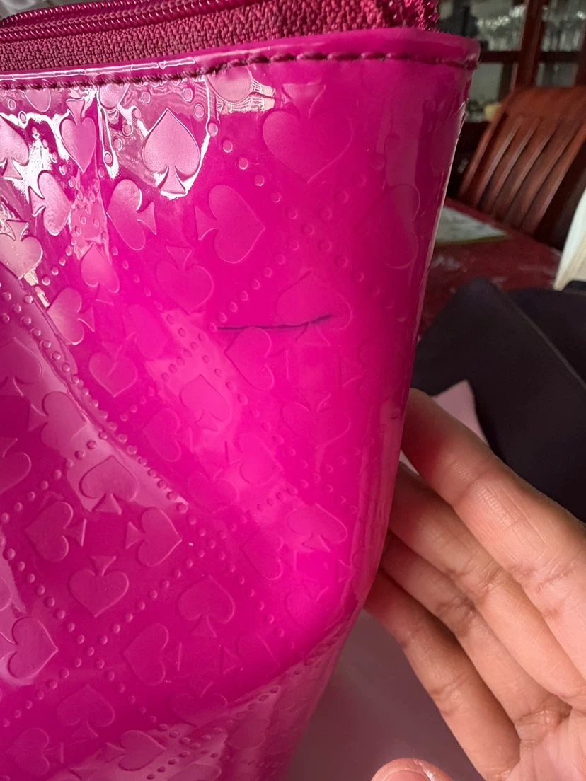 Kate Spade Hot Pink Patent Tote Bag - photo 3