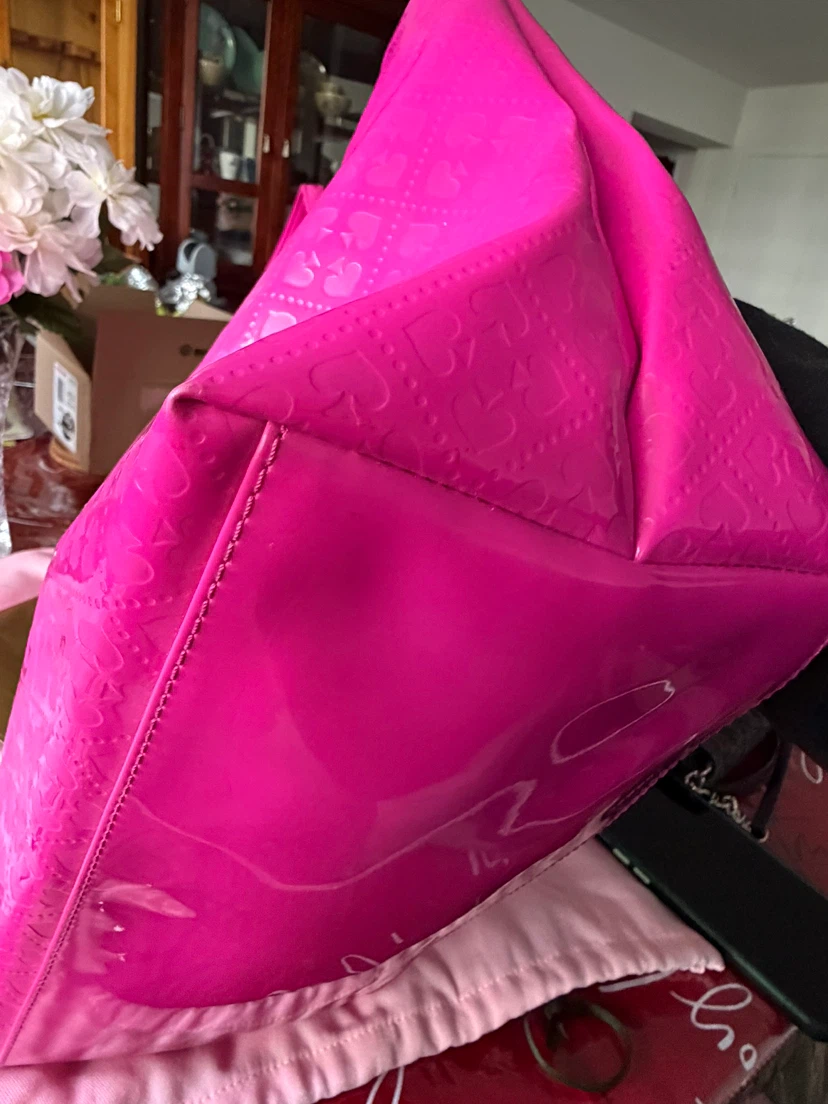 Kate Spade Hot Pink Patent Tote Bag - photo 4