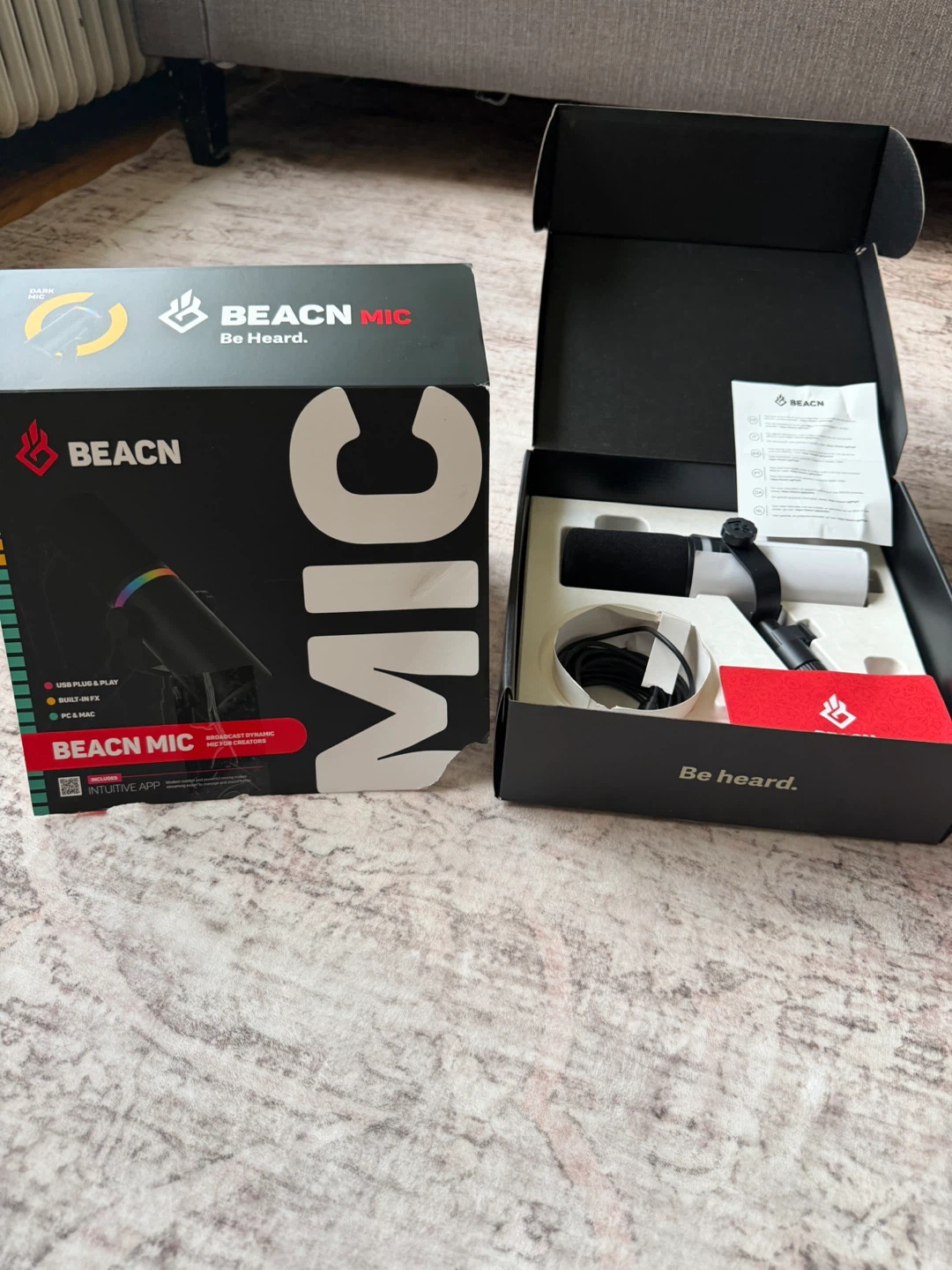 BEACN Light Dynamic USB Microphone - photo 2
