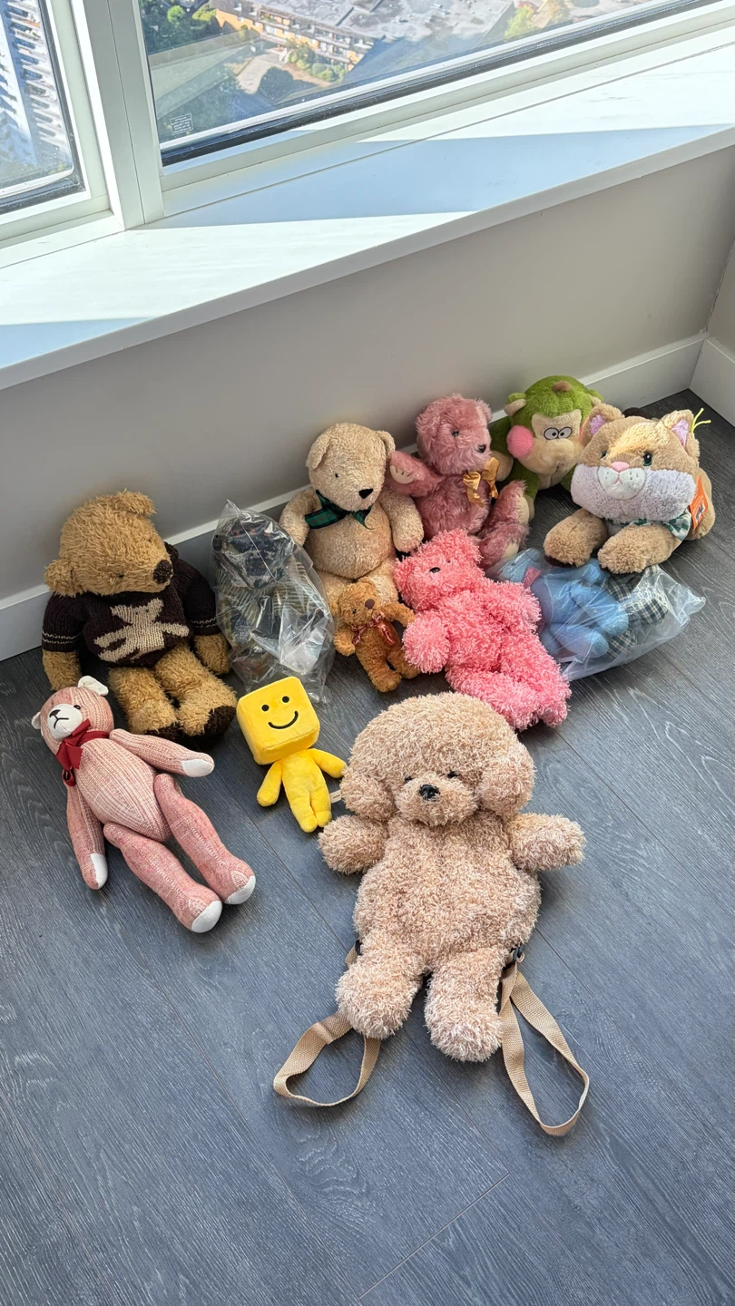 Collection of Assorted Plush Toys