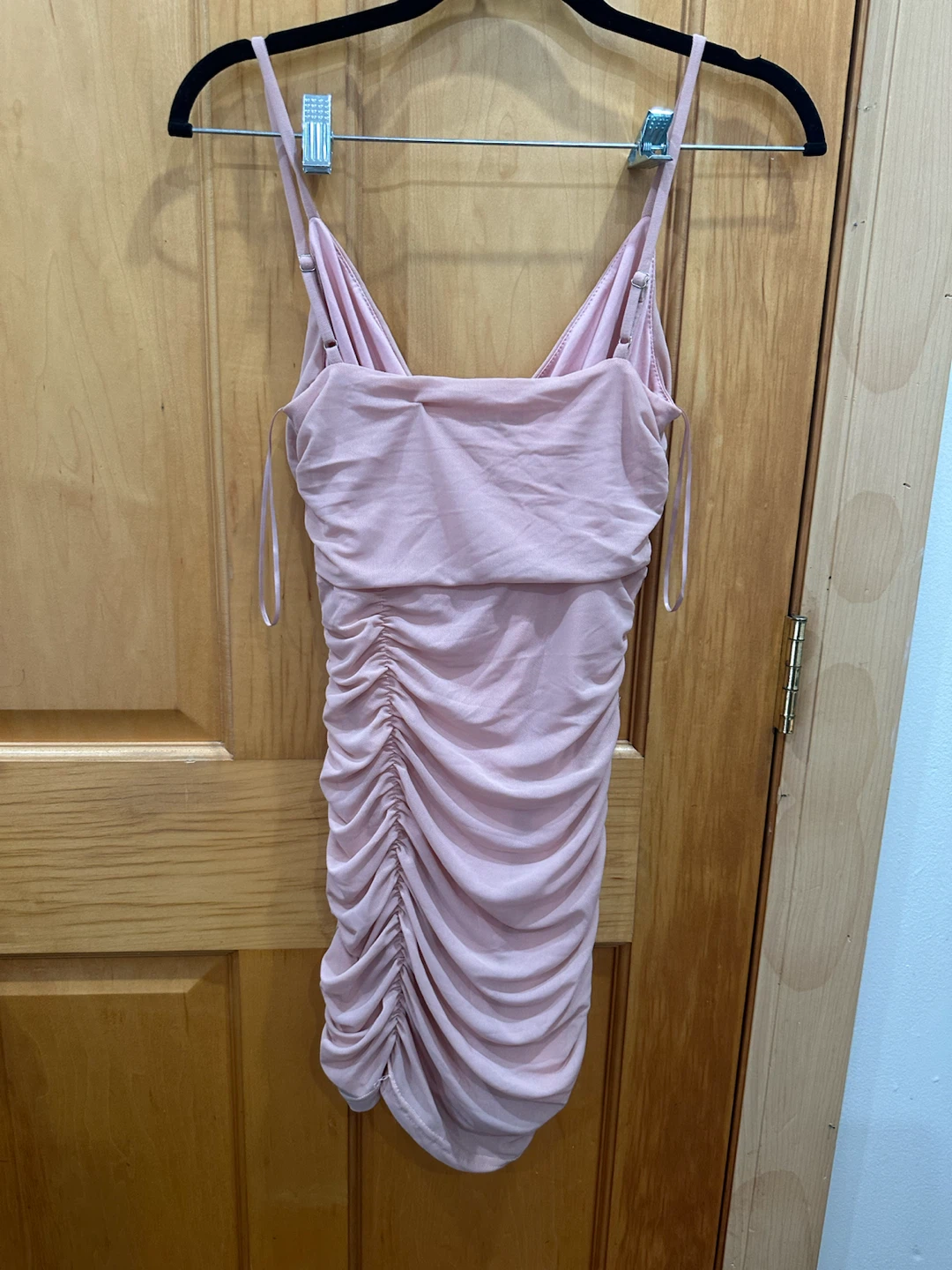 Pink Ruched Mini Dress - photo 2
