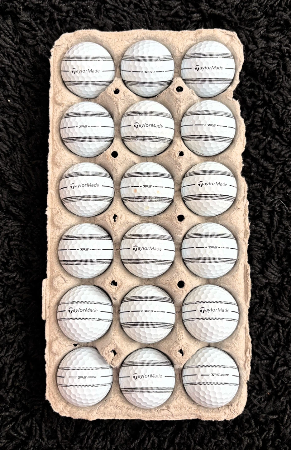 18 Taylormade TP5 Stripe Golf Balls - photo 2