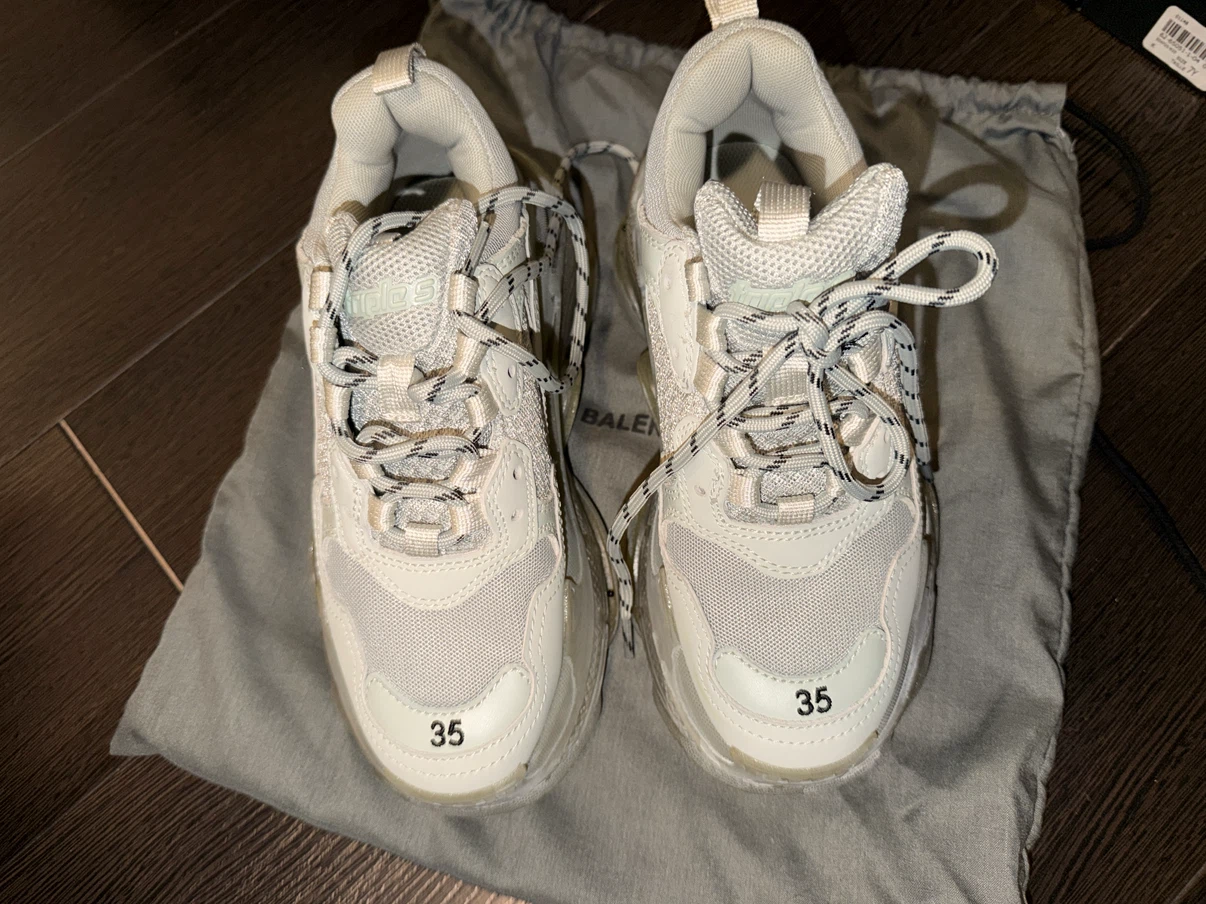 Balenciaga Triple S Sneakers White Size 35 - photo 2