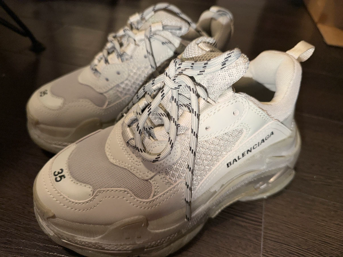 Balenciaga Triple S Sneakers White Size 35 - photo 3