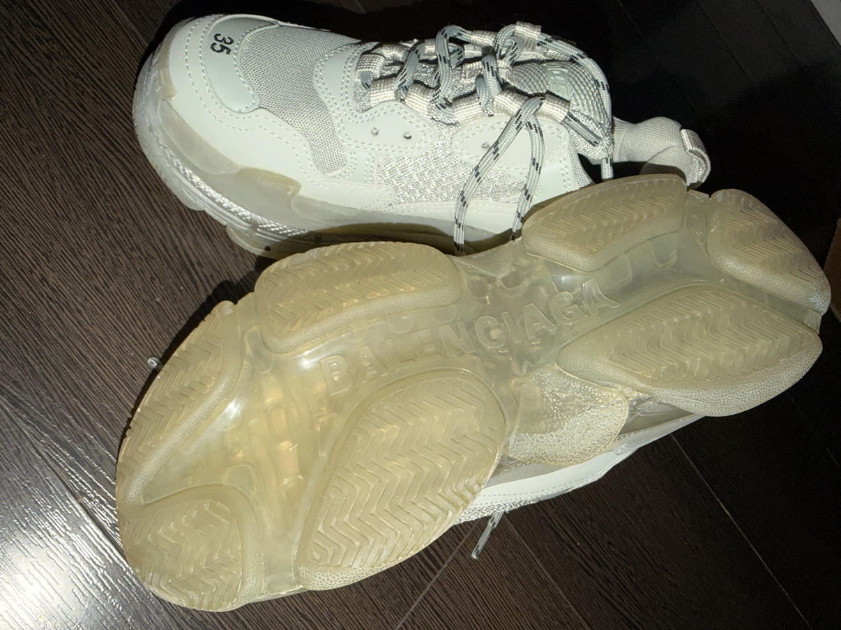 Balenciaga Triple S Sneakers White Size 35 - photo 4
