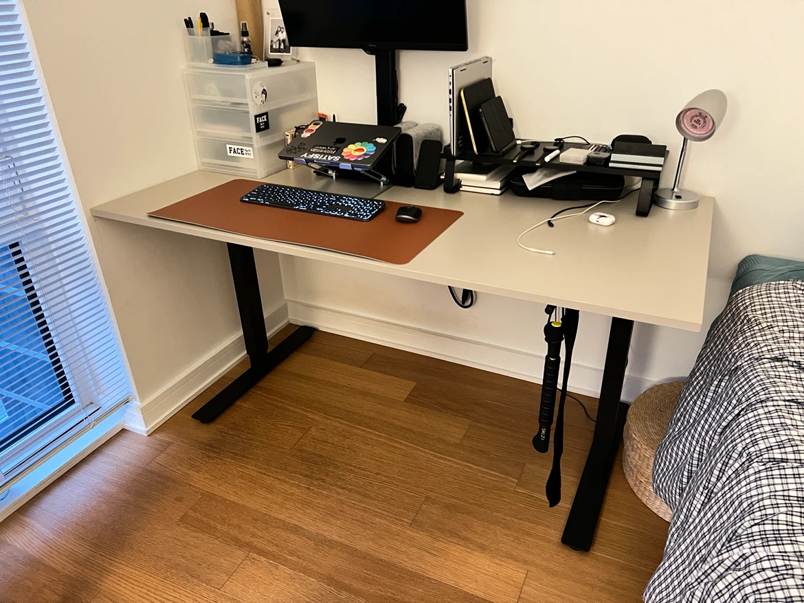 IKEA TROTTEN sit/stand desk