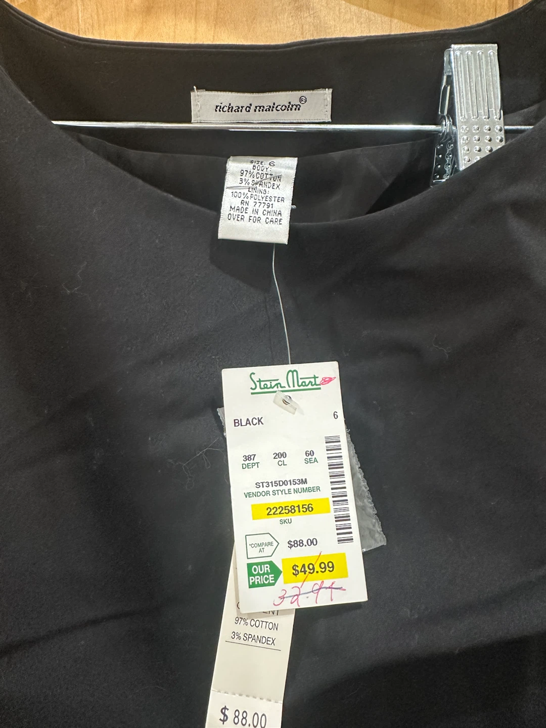 Richard Malcolm Black Dress, Best Fit Size XS/S - photo 3