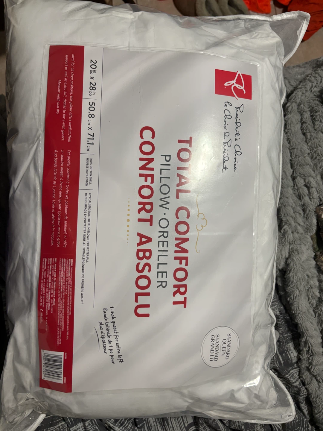 President's Choice Total Comfort Standard Queen Pillow