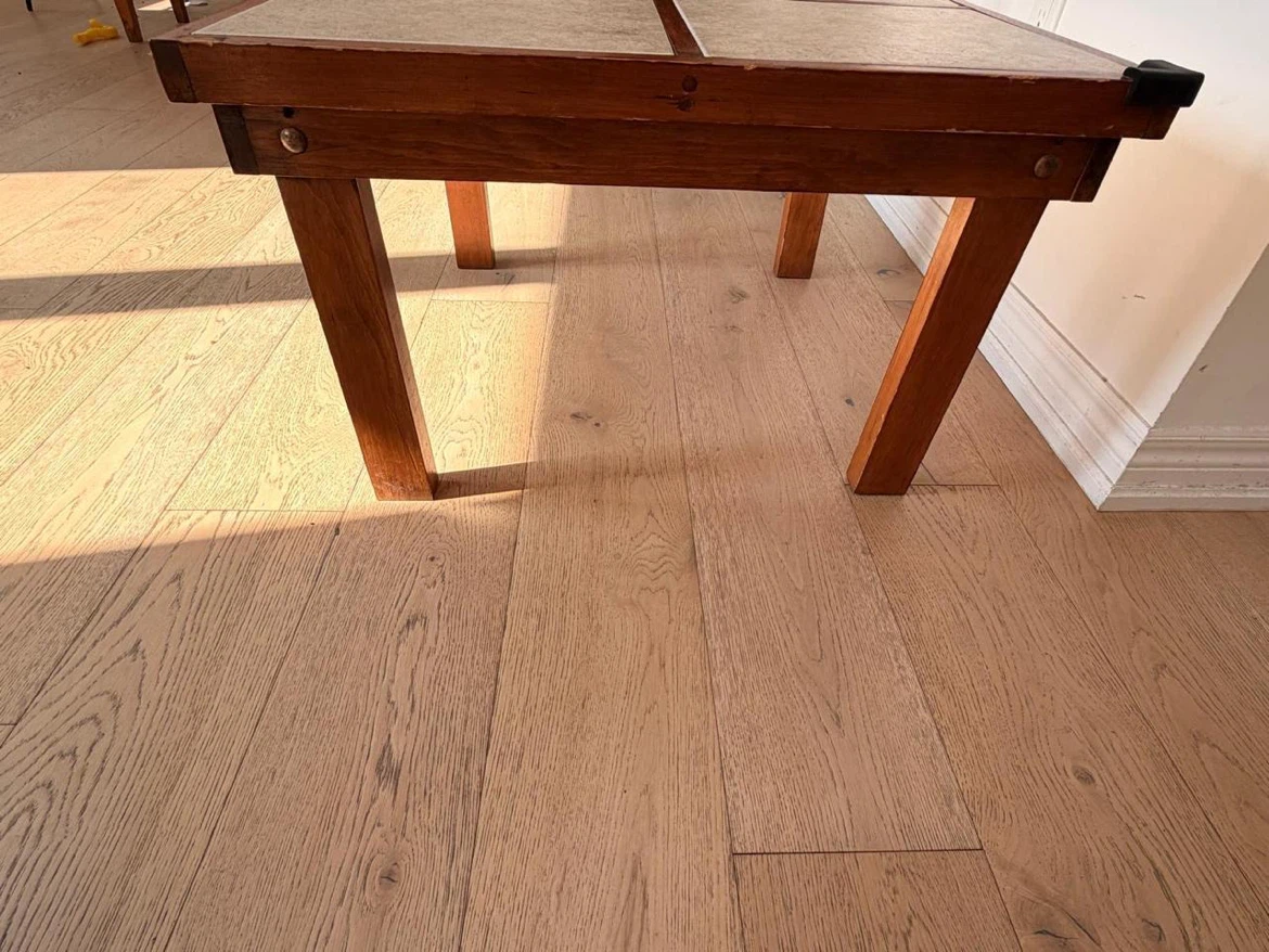 Square Wood and Tile Top Coffee Table - photo 4