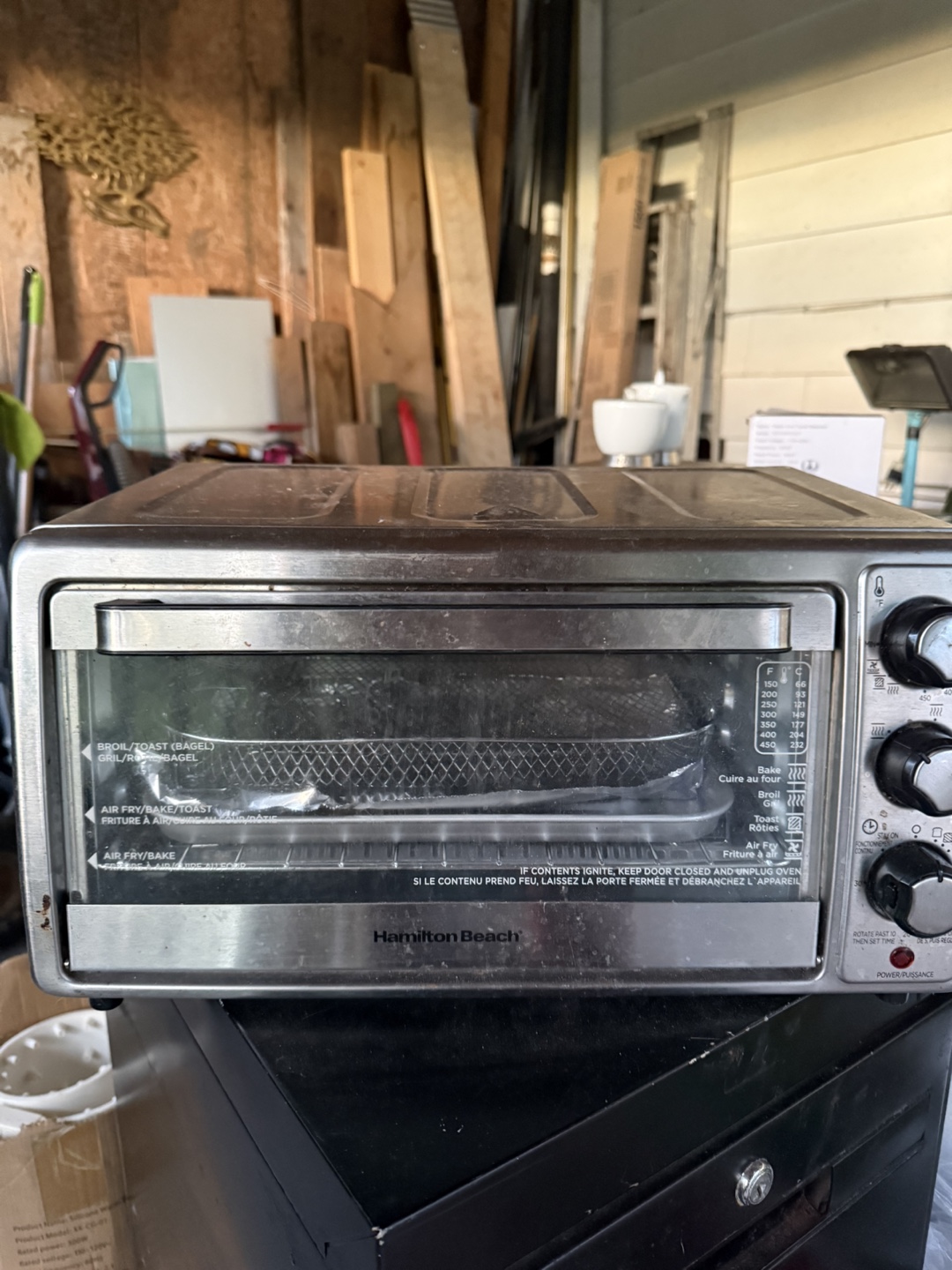 Hamilton Beach Air Fryer Toaster Oven