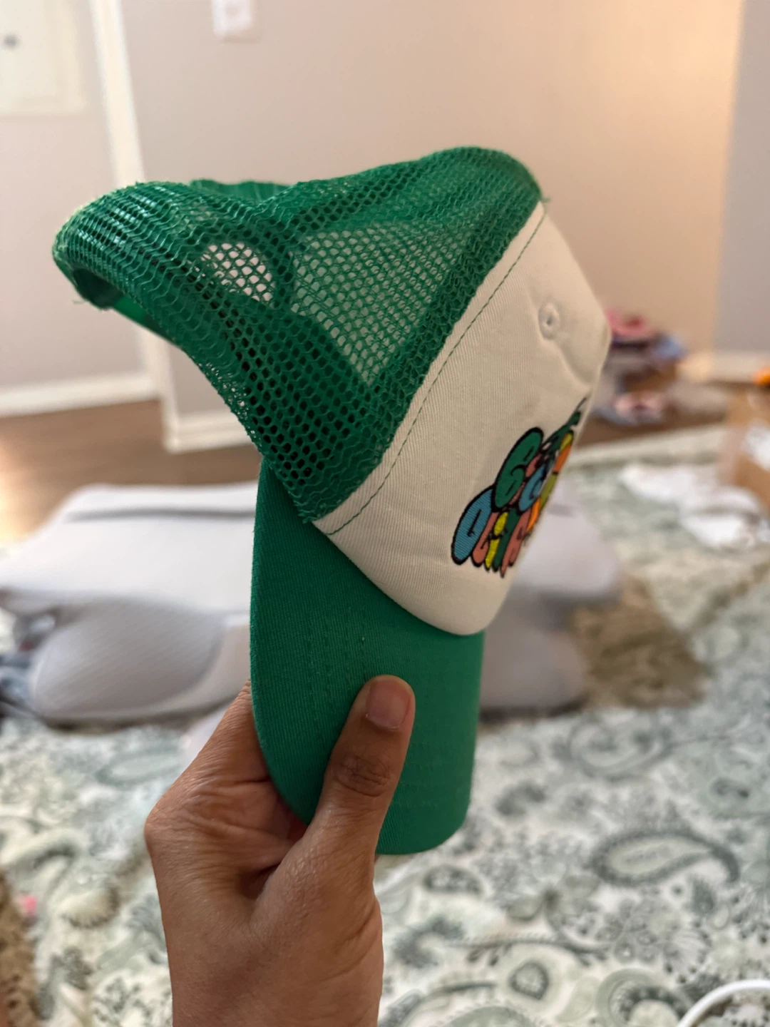ZARA Kids Green Trucker Cap