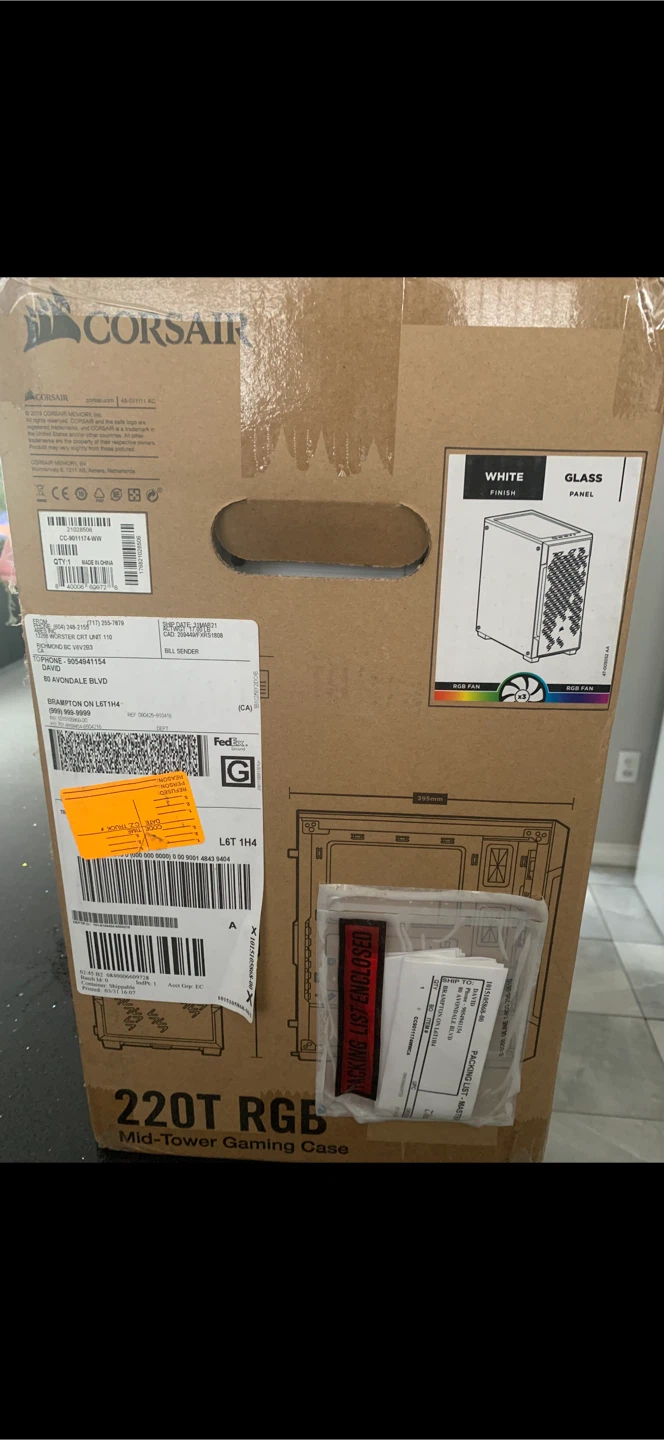 Corsair iCUE 220T RGB Airflow Mid-Tower Gaming Case - White - photo 4