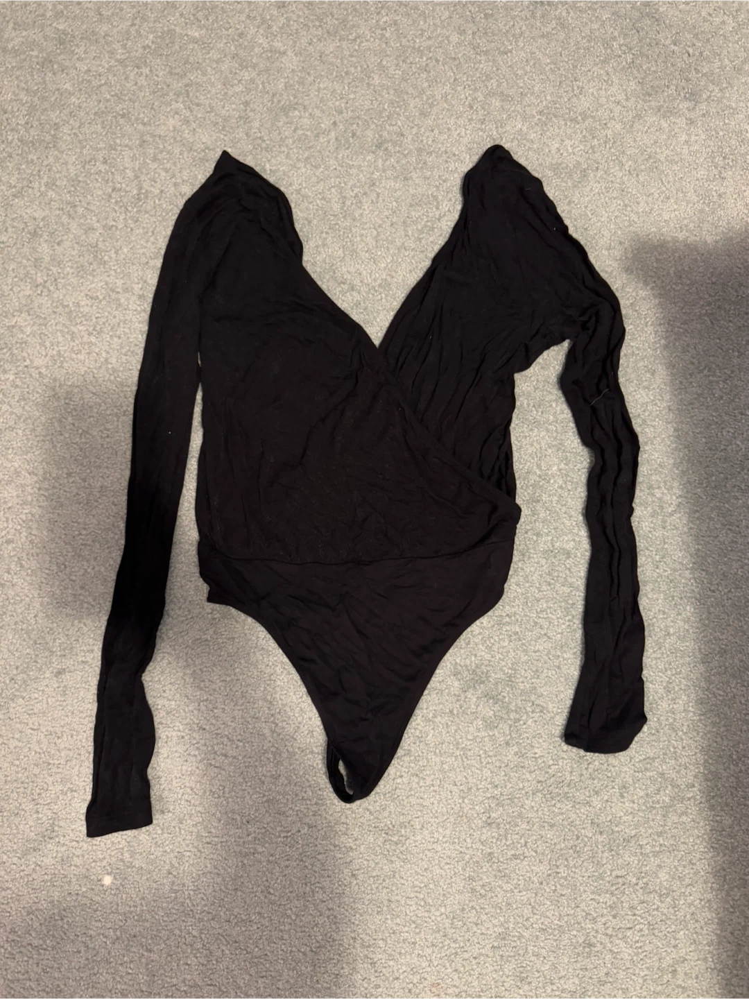 Wildred Black Long Sleeve Bodysuit - S