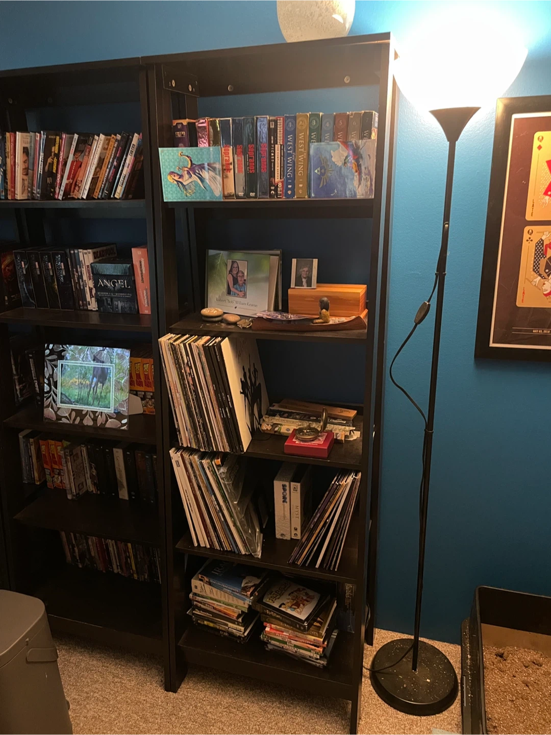 Trestle Bookshelves x 3