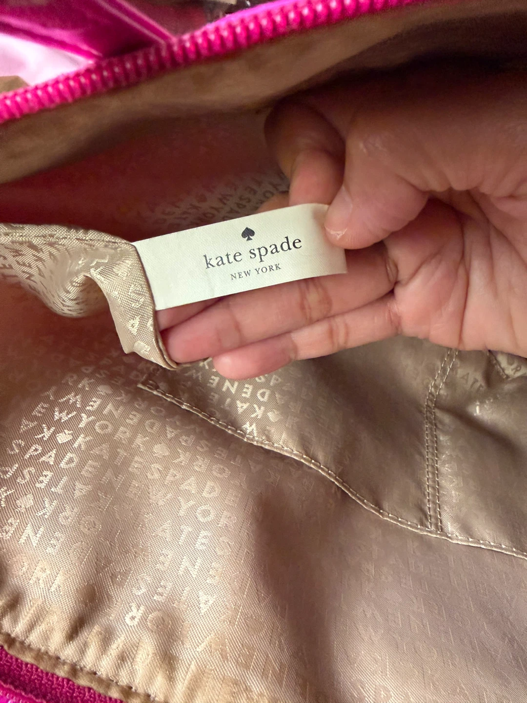 Kate Spade Hot Pink Patent Tote Bag - photo 2