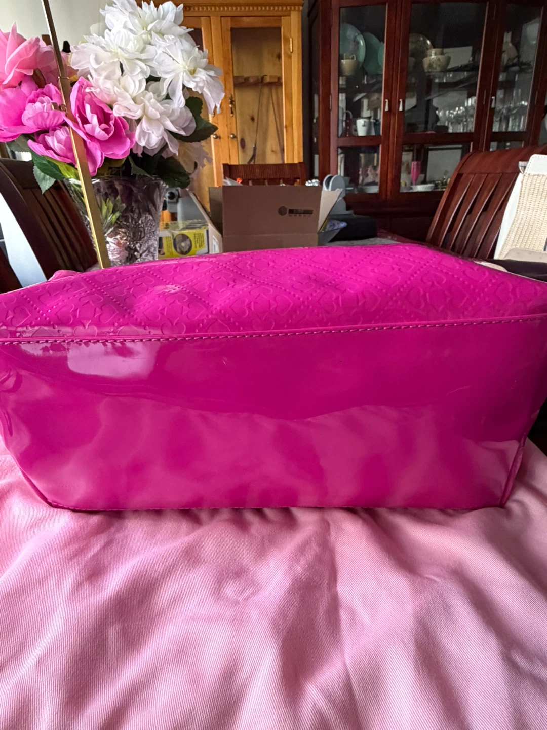 Kate Spade Hot Pink Patent Tote Bag - photo 5