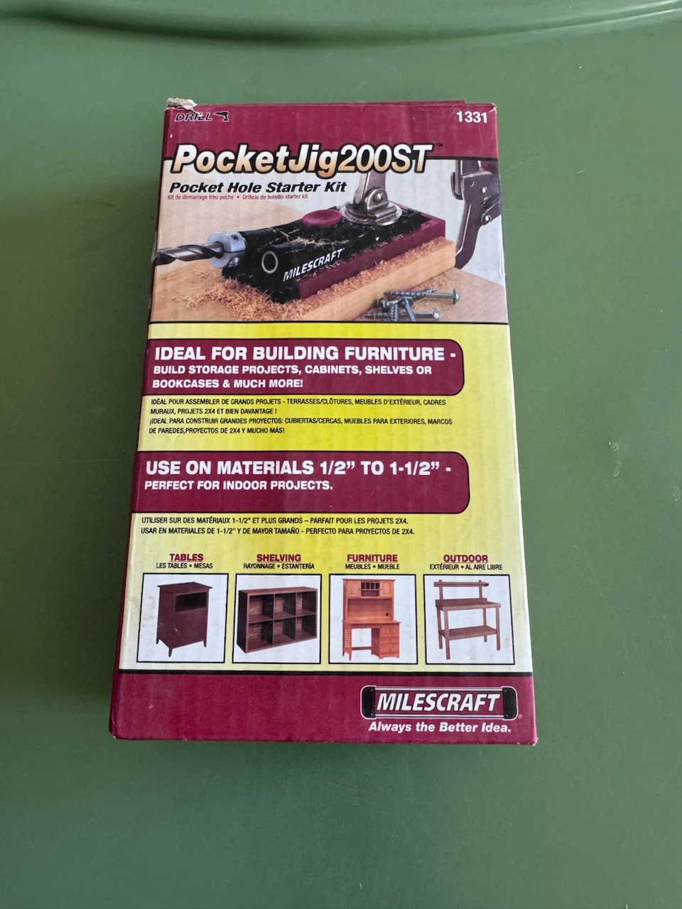 Milescraft PocketJig200ST Pocket Hole Starter Kit
