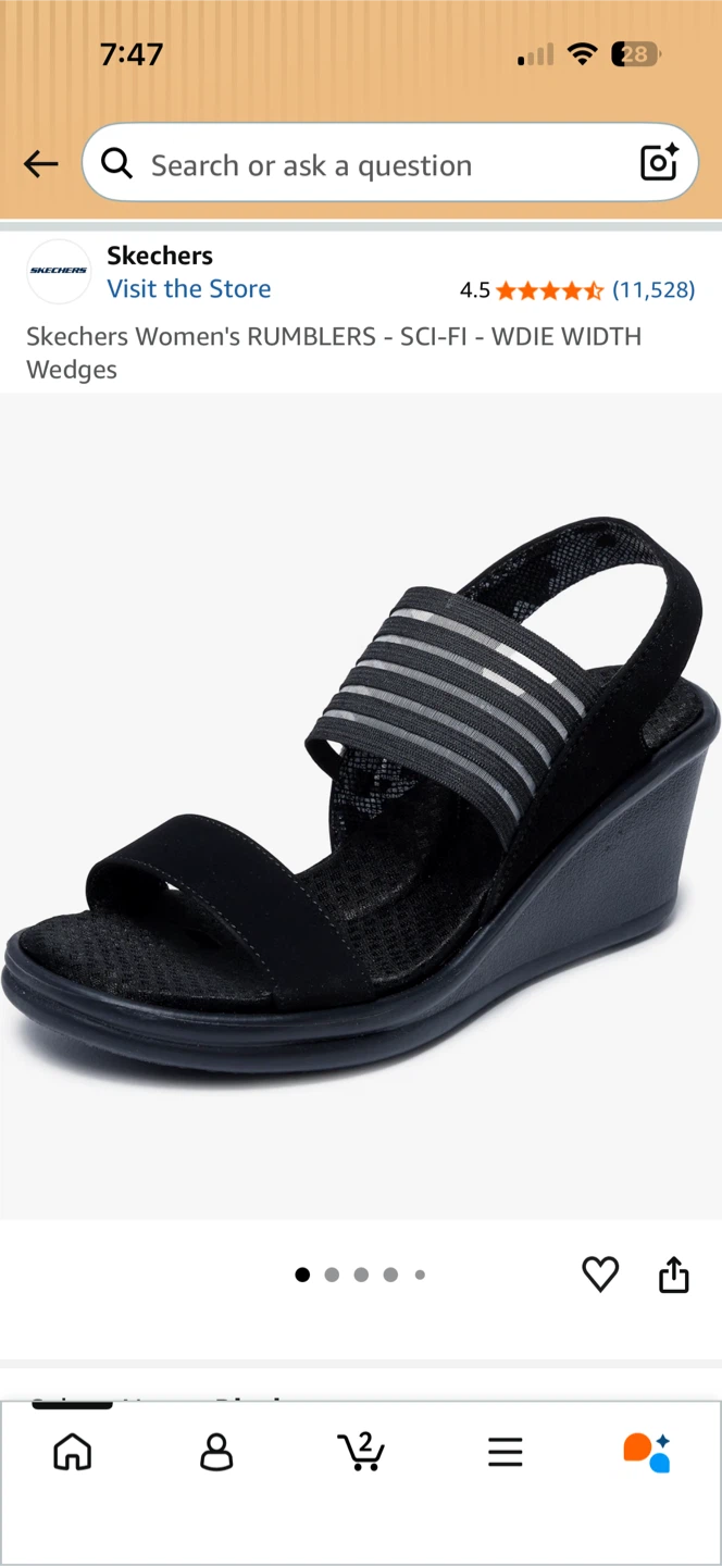 Skechers Rumblers Sci-Fi Wide Width Wedges