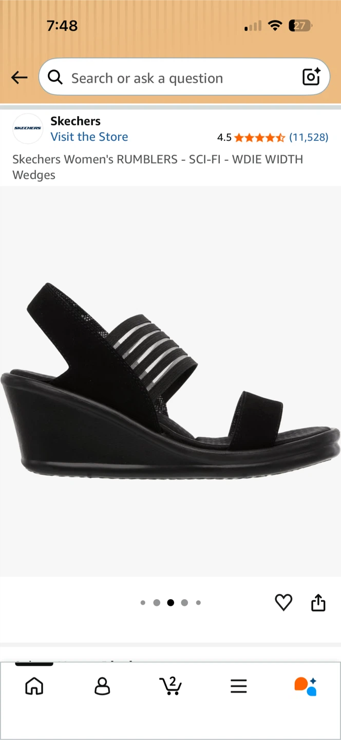 Skechers Rumblers Sci-Fi Wide Width Wedges - photo 2