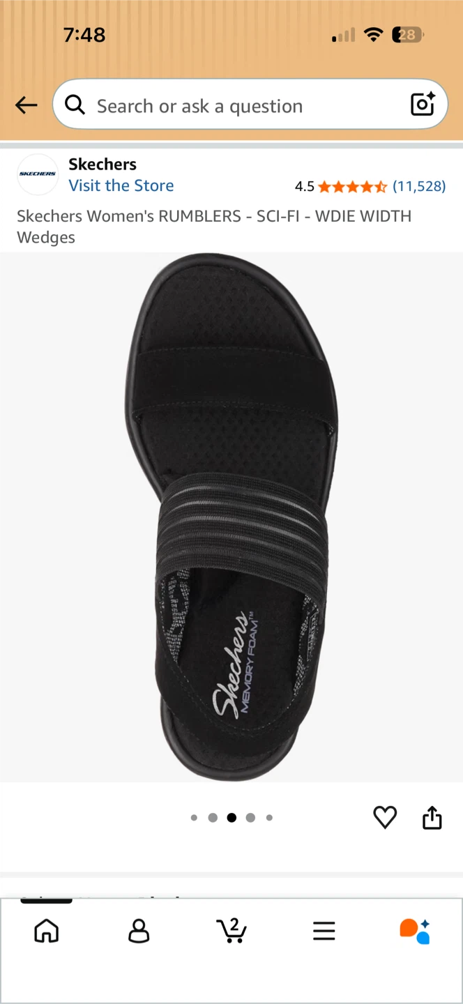 Skechers Rumblers Sci-Fi Wide Width Wedges - photo 3