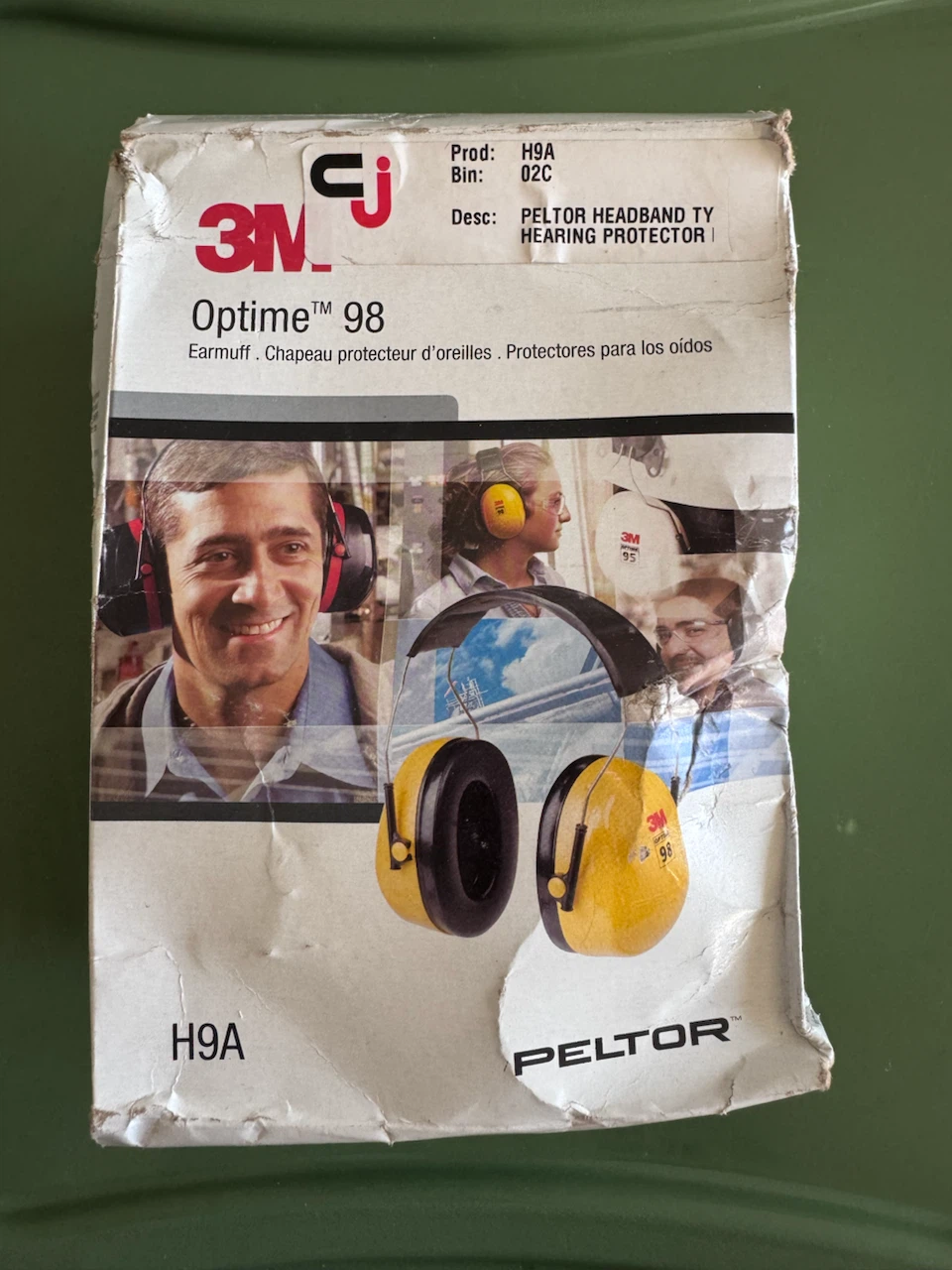 3M Peltor Optime 98 H9A Headband Earmuffs