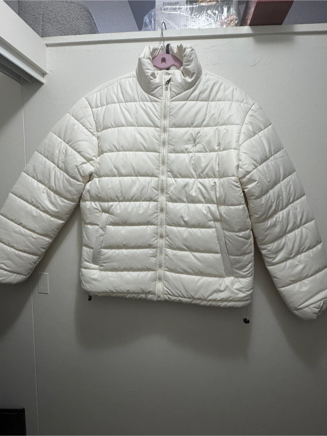 Polo Ralph Lauren White Puffer Jacket L - photo 2