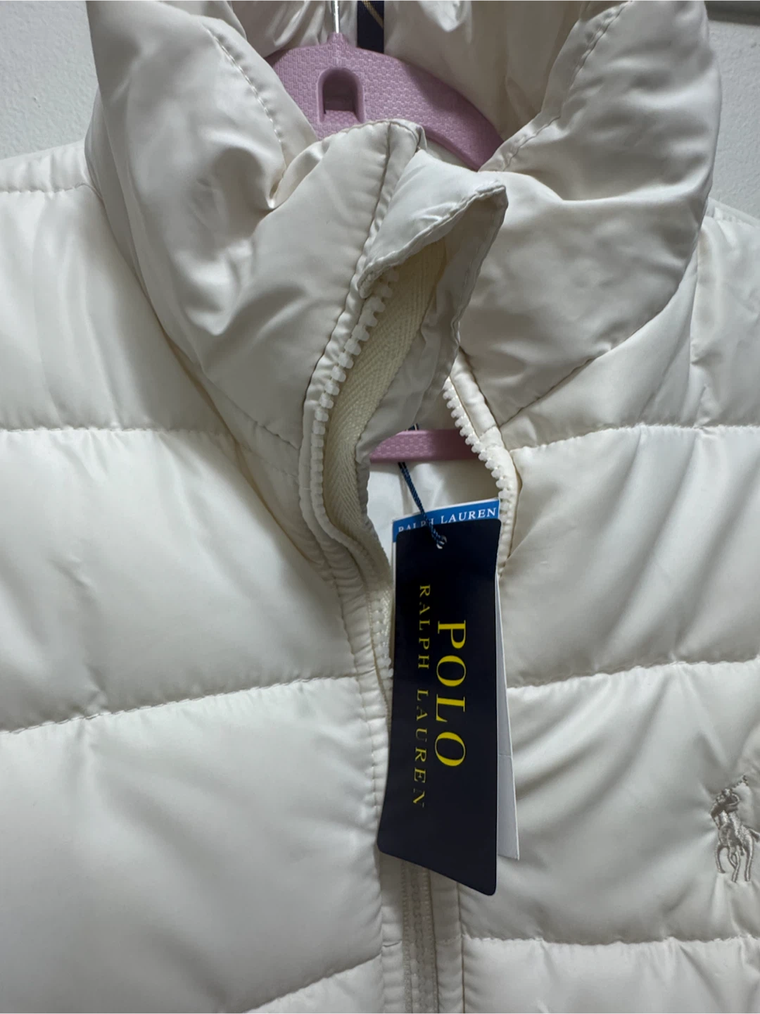 Polo Ralph Lauren White Puffer Jacket L - photo 3
